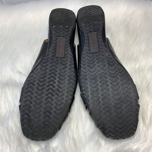 Gentle Souls It's So Fun Black Wedge Flats Sz 8.5 - Picture 6 of 6